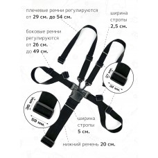 Ремень безопасности Black / Black